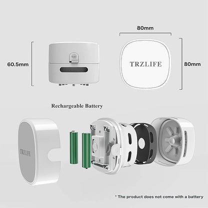 TRZLIFE Desk Vacuum Cleaner, Upgraded Mini Desktop Vacuum AA Battery More - Image 4