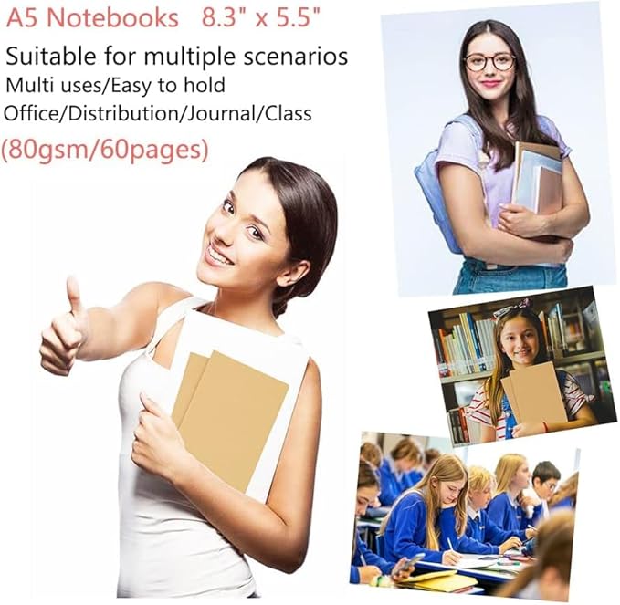 48 Pack Notebook Journals for Travelers, Students and Office, Writing Diary - Image 5