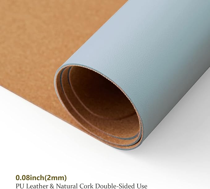Cork Desk Mat - Small Dual-Sided Desk Pad - Image 3