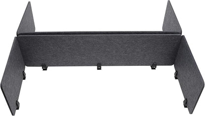 ReFocus Raw Clamp-On Acoustic Desk Divider Mounted Privacy Panel Set – Reduce by HAOREBAIYU