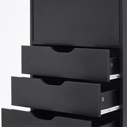Naomi Home Carly 6-Drawer Craft & Office Storage Cabinet, – Mobile Filing Unit - Image 9