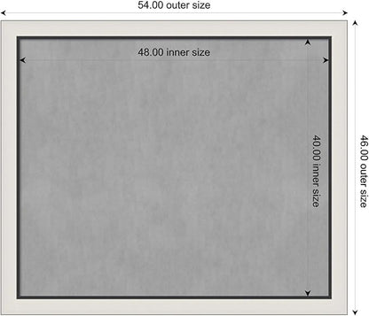 Amanti Art Silver Framed Magnetic Board 46x54 Oversize Vision Board - Image 2