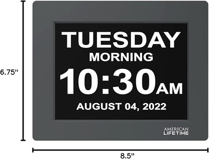 American Lifetime 【New 2024】 Dementia Clock Large Digital Clock - Image 10