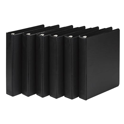 Samsill Economy 3 Ring Mini Binder, Made in The USA, 1-Inch Round Ring Binder by Samsill