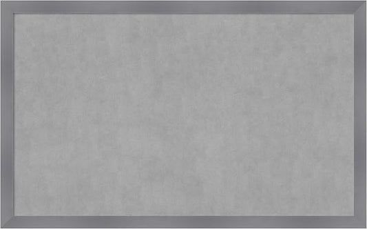 Amanti Art Grey Framed Magnetic Board 26x42 Large Vision Board by AmantiArt