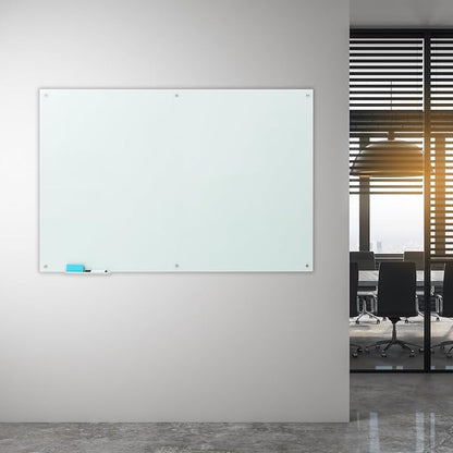 Gooderboard Glass Magnetic White Board – 72 x 48 Inches Dry Erase Frameless - Image 7