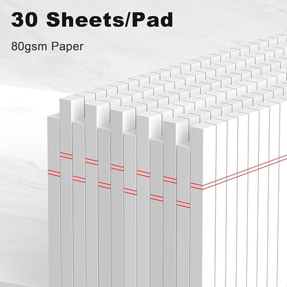 AILZFEI 12pcs Small Note Pad 5x8 College Ruled White Legal Pads Paper Notepads - Image 3