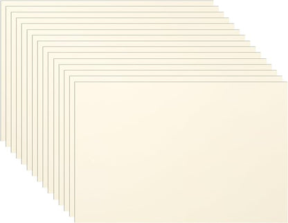 Guakicae 60 Sheets Cream Cardstock 4 x 6 Ivory Paper, 300gsm/110lb Heavyweight by Guakicae