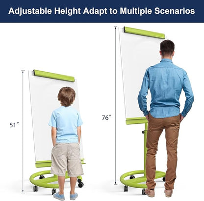 TSJ OFFICE Rolling Whiteboard Standing - Image 3