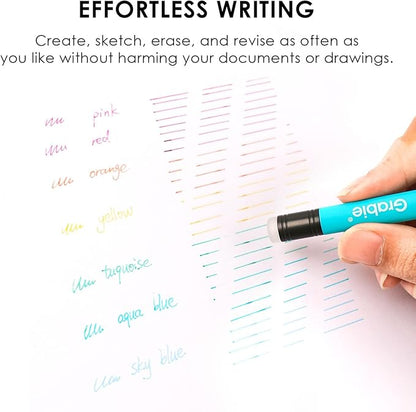 Grabie Erasable Gel Pens, 9 Colors Erasable Pens, Make Mistakes Disappear - Image 5