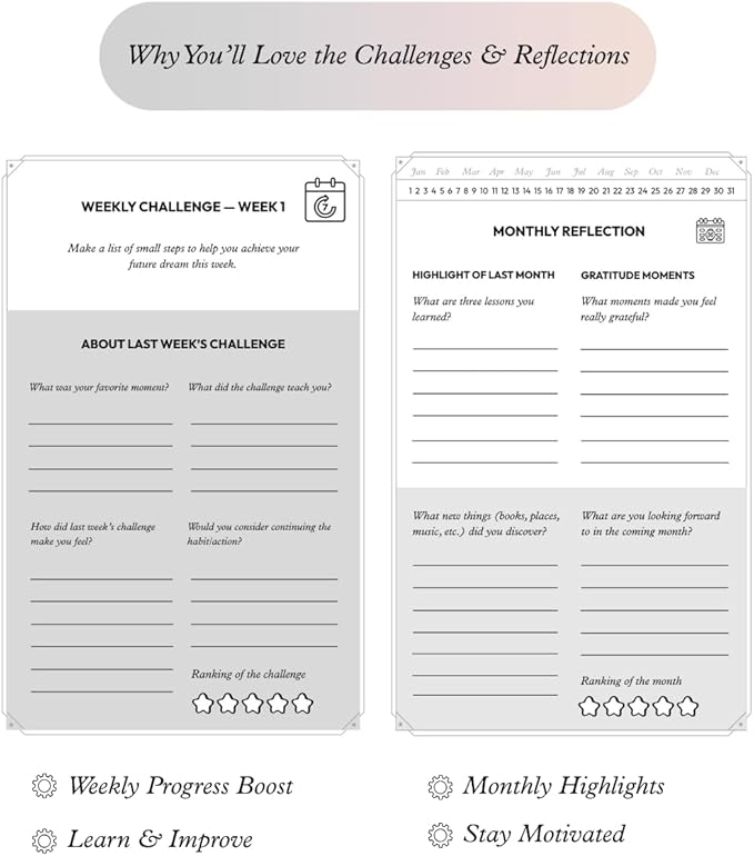 Gratitude Journal for Women & Men – 5 Minute Guided Daily Journal - Image 3