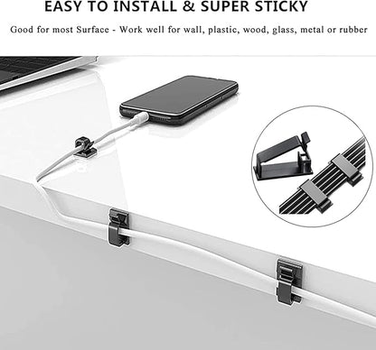 DRIVUU 311Pcs Cable Management Organizer Kit 4 Cable Sleeve Split, 53Cable - Image 8