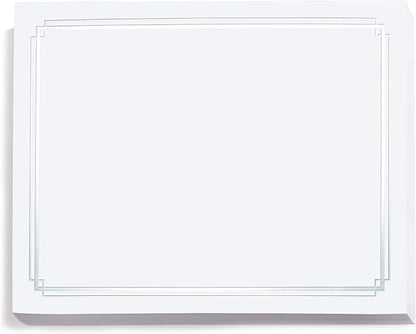 PaperDirect Foil Elegance Specialty Certificates, 50 Sheets of 38lb White Paper by PaperDirect