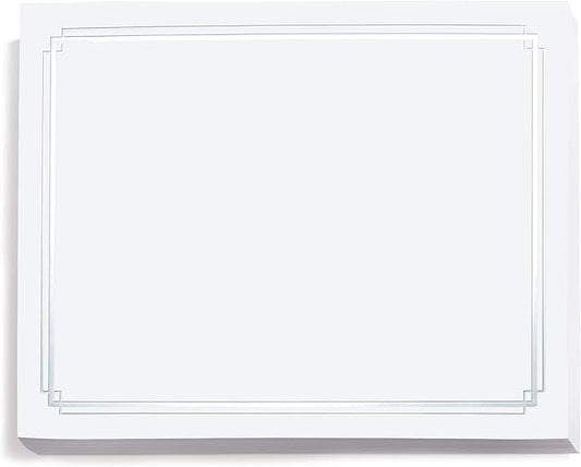 PaperDirect Foil Elegance Specialty Certificates, 50 Sheets of 38lb White Paper by PaperDirect