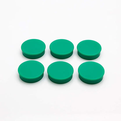 Bullseye Office 24 Round Green Fridge Magnets, Button Shaped, Small Colorful - Image 9