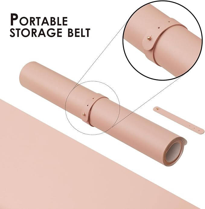Large Desk Mat - 47.2"x 17" Non-Slip PU Desk Pad - Image 4