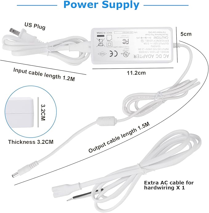 Litever Kitchen Under Cabinet LED Lighting Kit, Super Bright, Plug-in or - Image 4