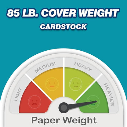 Chell Extra Heavyweight Ruled Index Cards 4x6 Inch, No Bleed-Through, Ruled - Image 2