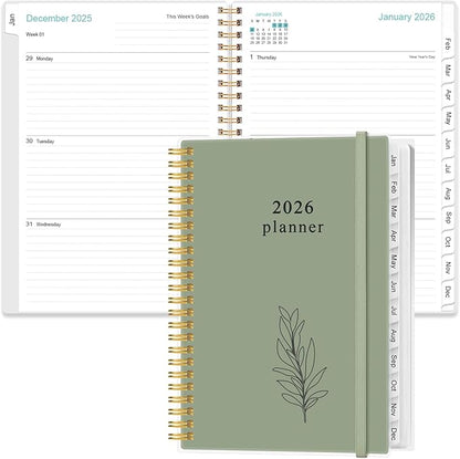 2026 Planner - Planner 2026 from January 2026 - December 2026, Weekly & Monthly by Heveboik