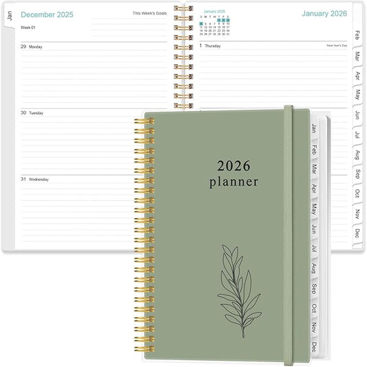 2026 Planner - Planner 2026 from January 2026 - December 2026, Weekly & Monthly by Heveboik