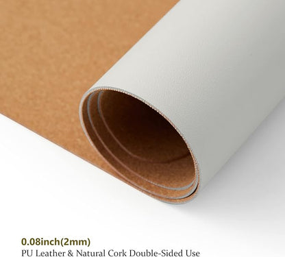 Cork Desk Mat - Small Dual-Sided Desk Pad - Image 3
