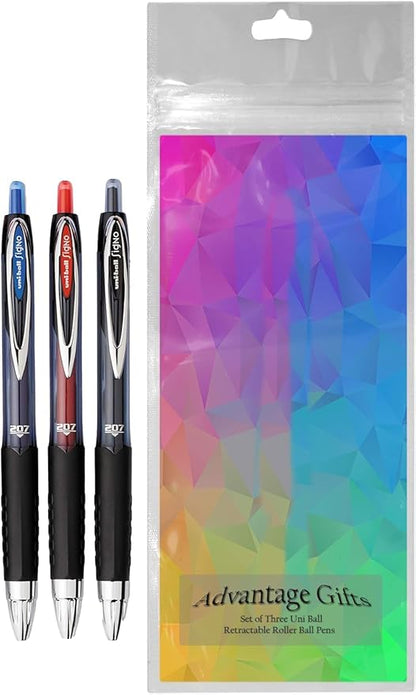 Advantage Gifts Signo 207 Roller Ball Retractable Gel Pens, Medium Point - Image 2