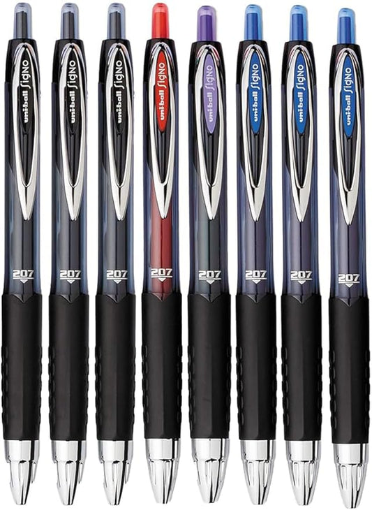 Advantage Gifts Signo 207 Roller Ball Retractable Gel Pens, Medium Point by Advantage+Gifts