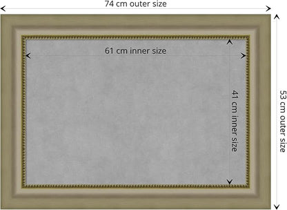 Amanti Art Silver Framed Magnetic Board 21x29 Medium Vision Board - Image 4