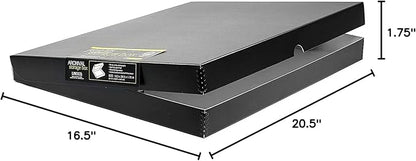 Lineco 16x20 Black Clamshell Archival Folio Storage Box, 1.75" Deep. Acid-Free - Image 7