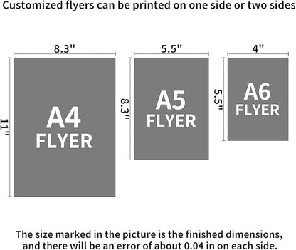 Customized Flyer Paper for Business Personalized A4 Flyer - Image 2