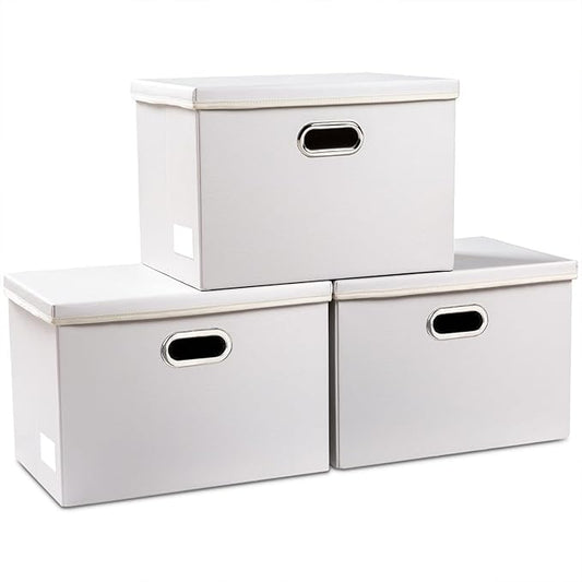 PRANDOM Large Stackable Storage Bins by Prandom