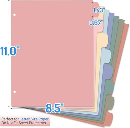 Forvencer 8-Tab Binder Dividers - Image 2