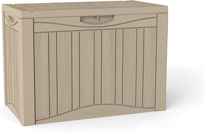 Yardgrace 50 Gallon Lockable Resin Deck Box, Waterproof & UV-Resistant Outdoor - Image 9