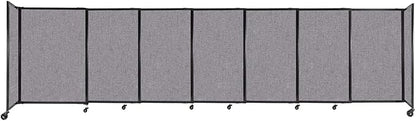 Versare Straightwall Sliding Portable Wall Partition | Freestanding Office by VERSARE
