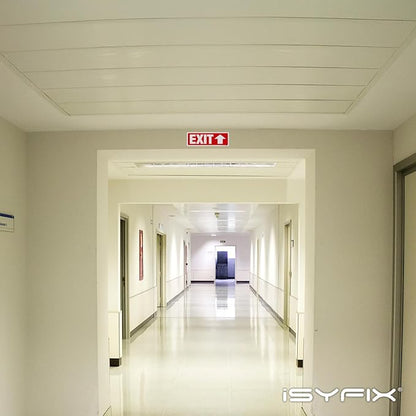 iSYFIX Exit Signs 6 Pack 12x4 Inch - Image 5
