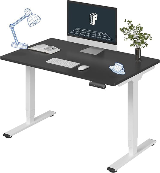 FLEXISPOT E6 3-Stage Dual Motor Electric Standing Desk 48 x 30 Sit Stand Up Desk by FlexiSpot