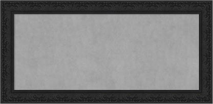 Amanti Art Black Framed Magnetic Board 27x55 Oversize Vision Board by AmantiArt