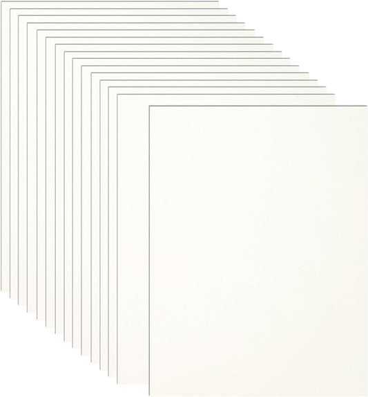 Guakicae 32 Sheets Cream Cardstock 8.5 x 11 Off White Paper, 80lb Thick Ivory by Guakicae
