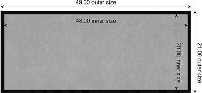 Amanti Art Black Framed Magnetic Board 21x49 Oversize Vision Board - Image 4