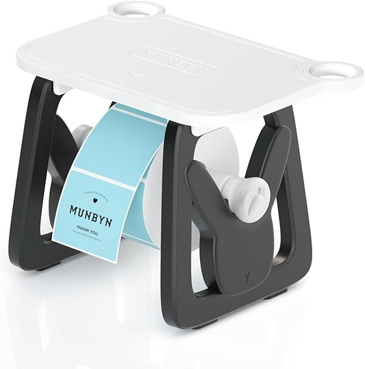 MUNBYN Label Holder for Rolls and Fanfold Labels, Thermal Sticker Holder for by MUNBYN