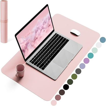 YSAGi Non-Slip Leather Desk Pad, Waterproof Laptop Computer Desk Keyboard Mat by YSAGi