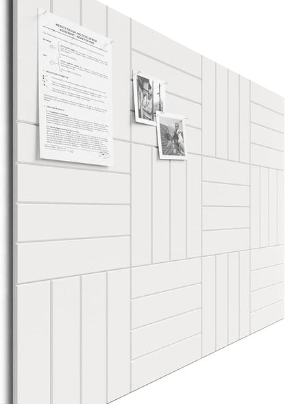 Bumusty Large Cork Board Alternative-47 x35 Felt Bulletin Board Tiles, by Bumusty