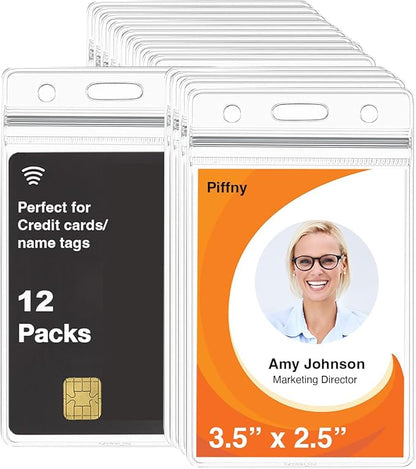 Clear ID Holder for Lanyard by Piffny