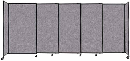 Versare Straightwall Sliding Portable Wall Partition | Freestanding Office by VERSARE