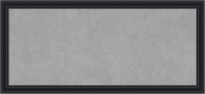 Amanti Art Black Framed Magnetic Board 24x52 Oversize Vision Board by AmantiArt
