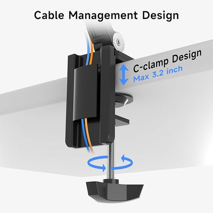 suptek Aluminum Alloy Cell Phone Desk Mount Stand 360° Tablet Stand and Holders - Image 8
