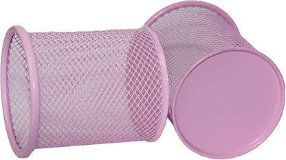 SNOW COOLER Pen Holder Mesh Pencil Holder Metal Pen Holder Cup Pencil Cup Holder - Image 2