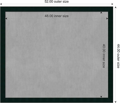 Amanti Art Black Framed Magnetic Board 44x52 Oversize Vision Board - Image 4