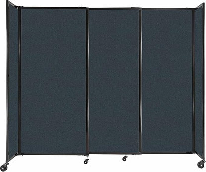 Versare Straightwall Sliding Portable Wall Partition | Freestanding Office by VERSARE