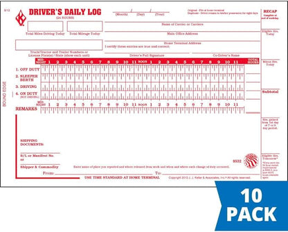 Driver Daily Log Book 10-pk. - Image 4